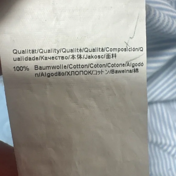 Boss Light Blue Fine-Striped Mens Dress Shirt A49 - Picture 13 of 13